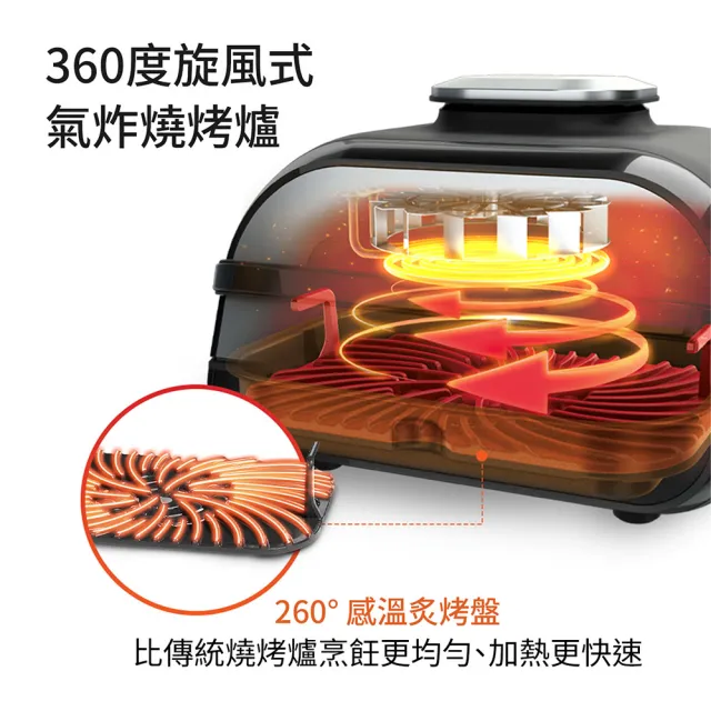 【NINJA】AG551TW Foodi 家庭牛排機(牛排機/燒烤爐/氣炸鍋/氣炸烤箱/烤箱/低溫烘焙)
