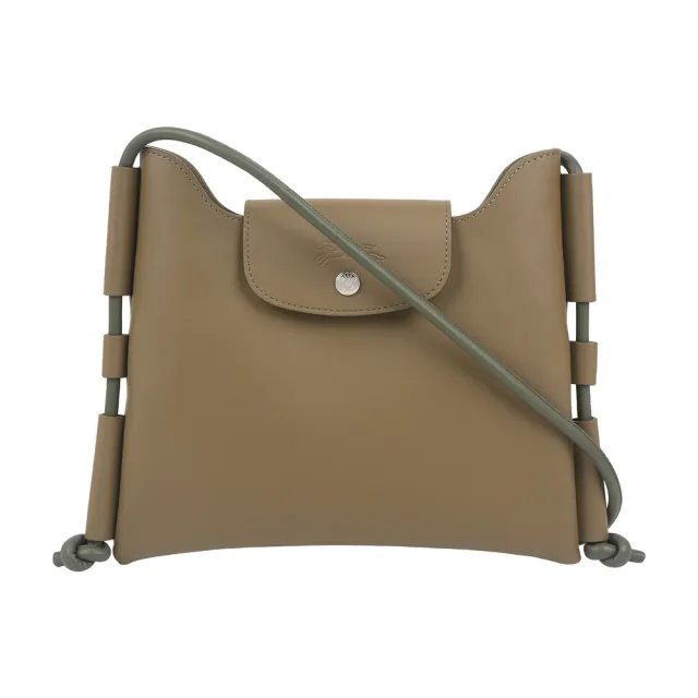 【LONGCHAMP】Le Pliage Xtra S 抽繩飾邊斜背包(橄欖綠)