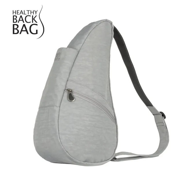 【HEALTHY BACK BAG】官方直營-基本款 TEXTURED NYLON SMALL 斜背包-銀河灰 男包 女包 側背包 斜背包