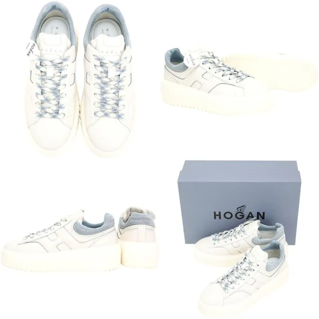【HOGAN】H-Stripes 餅乾鞋 / 86er / H641/ H580休閒鞋-多款可選(真皮 厚底 繫帶鞋)