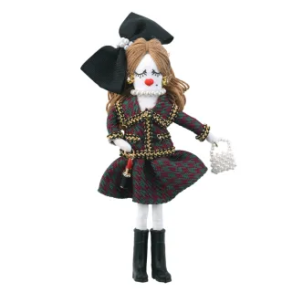 【HAPPYFACE】雙11 名媛風華EMMA DOLL 質感包包配件墜飾 復古綠(HF0072)