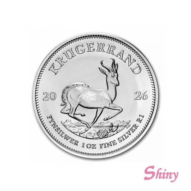 【Shiny 炫麗】2026南非克魯格羚羊銀幣1盎司(重量：1盎司)