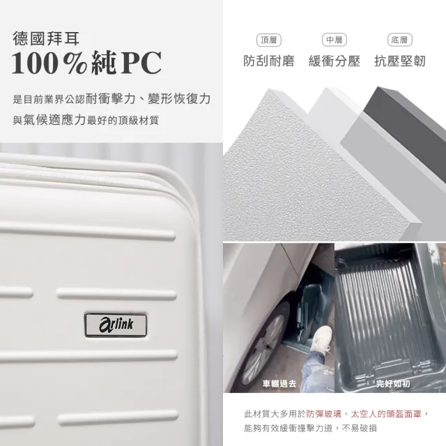 【Arlink】20+29吋 1:9上掀式行李箱 上開式行李箱(行李箱組/行李箱前開/登機行李箱/機長登機箱)