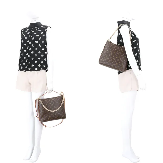 【Louis Vuitton 路易威登】LV M27825/M14017 經典老花帆布手提 肩斜背包 水桶包(2款可選)