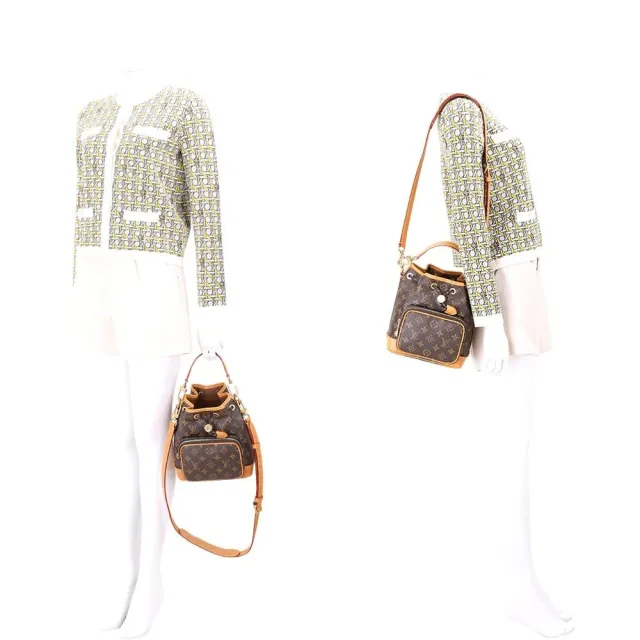 【Louis Vuitton 路易威登】LV M27825/M14017 經典老花帆布手提 肩斜背包 水桶包(2款可選)