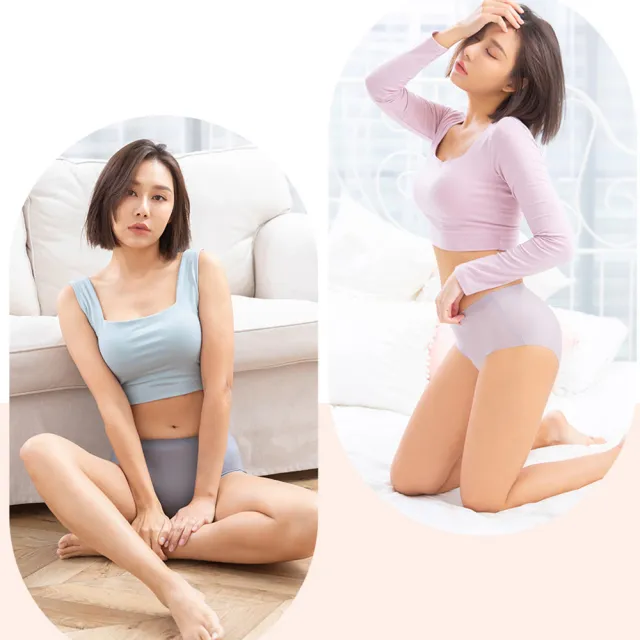 【蒂巴蕾】6件組-桑蠶絲抗菌無痕內褲 中腰/中低腰 10D冰絲/20D冰肌(植物系桑蠶絲 女 薄款 涼感內褲)