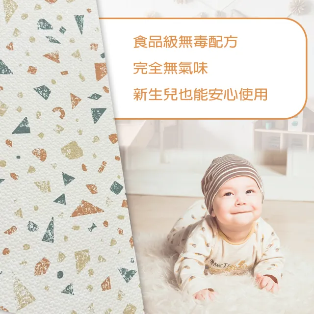 【MOMOTARO 桃太郎地墊】買一送一 台灣製加厚1.2CM無毒EVA巧拼地墊 防撞防滑62×62cm 買6片送6片｜共12片