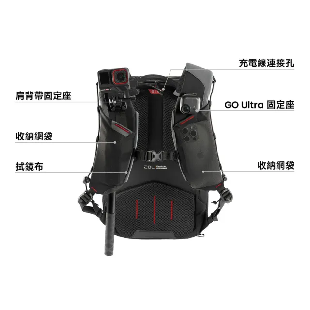 【Insta360】全能探索背包 原廠公司貨