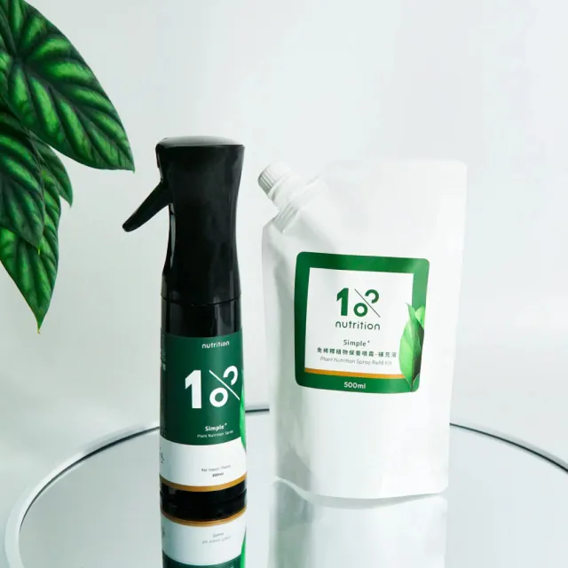 【1%植物關鍵】1%植物保養噴霧補充液500ml(肥料營養劑 觀葉多肉 養葉施肥 室內居家種植照護組 葉面保養)