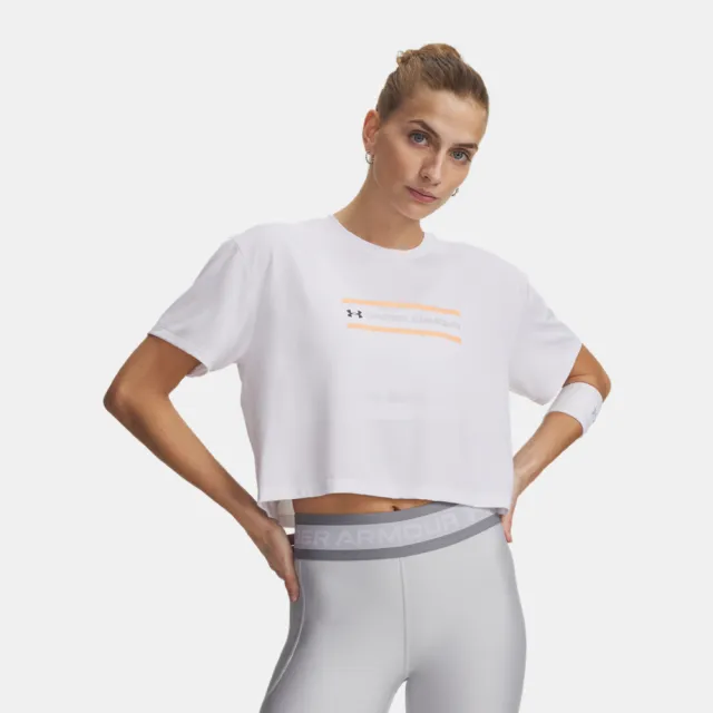 【UNDER ARMOUR】Under Armour Tech Branded 女 短袖上衣 (6009987-100)