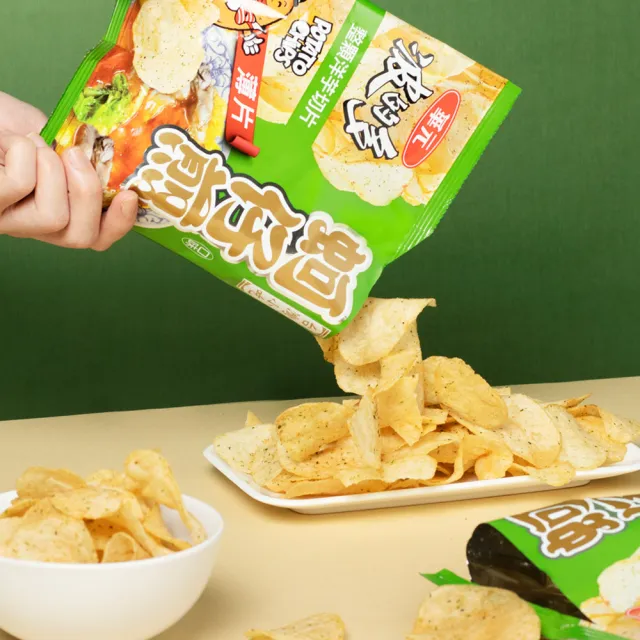 【華元】波的多洋芋片量販箱(濃厚蚵仔煎/薄片蚵仔煎/香煎荷包蛋) 薯圈圈綜合箱 6入/箱 TQF微笑標章
