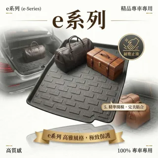 e系列汽車用品 納智捷 2024年N7 7人小片式  行李廂墊 尾廂墊 汽車防水托盤 後廂墊