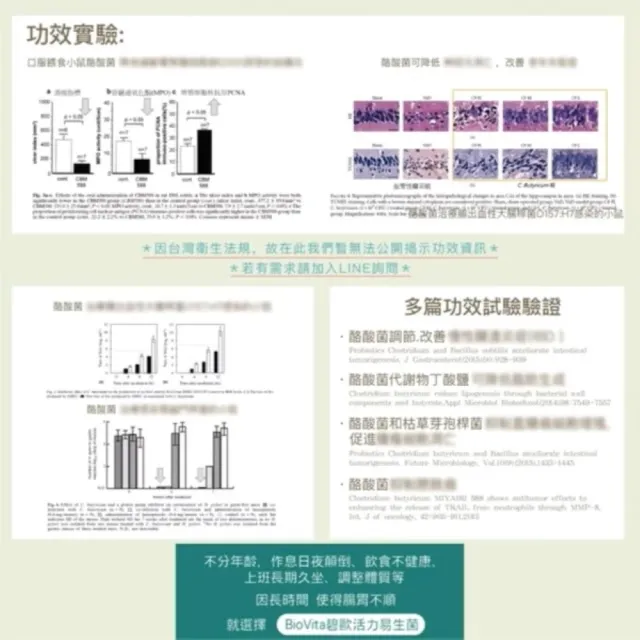 【BioVita 碧歐活力】7大國際配方獨特酪酸菌順暢舒敏保護益生菌(丁酸梭菌、宮入菌、芽孢乳酸菌、十益菌)
