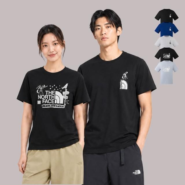 【The North Face】中性款純棉LOGO印花短袖T恤 (多款可選)