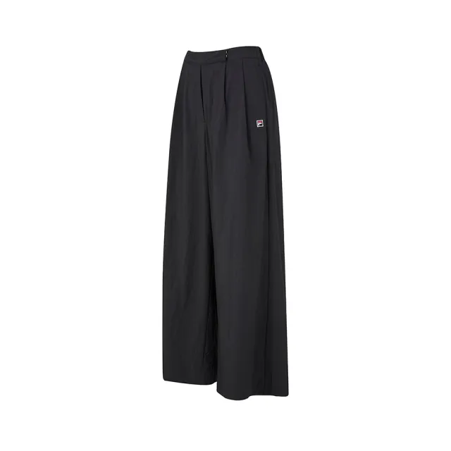 【FILA】女平織長褲-黑色 5PNA-5449-BK