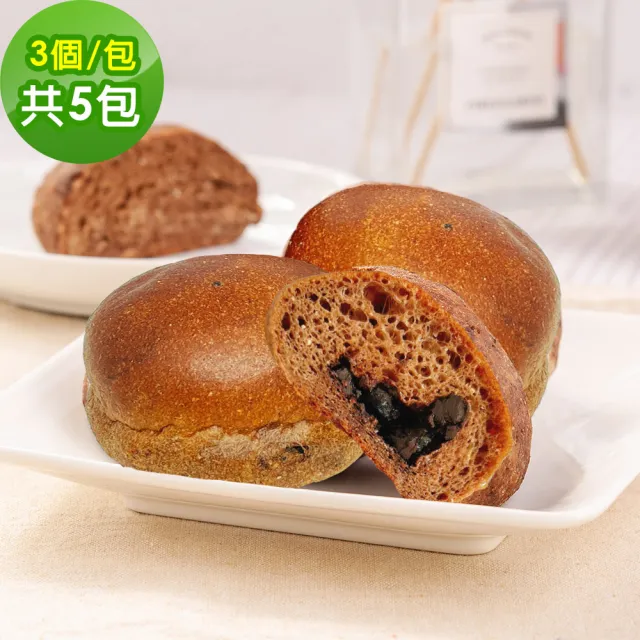 【i3微澱粉】低糖好纖手工麵包-巧克力小餐包15顆(271控糖配方 麵包 高蛋白)