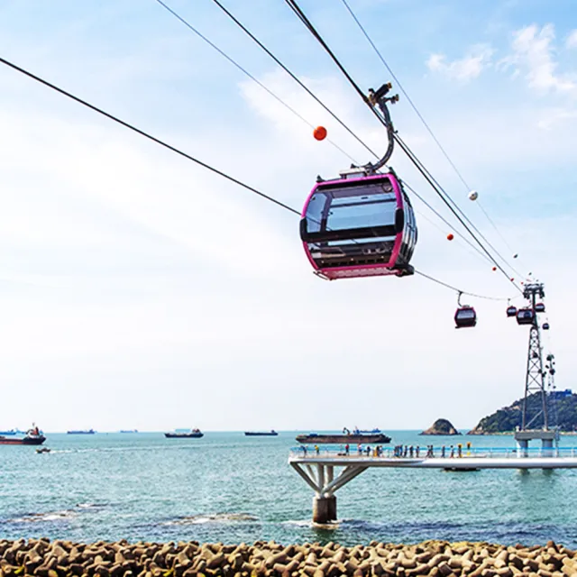 韓國釜山四日|買一送一雙人券★樂天世界、松島纜車、甘川洞文化村、長腳蟹&燒肉吃到飽