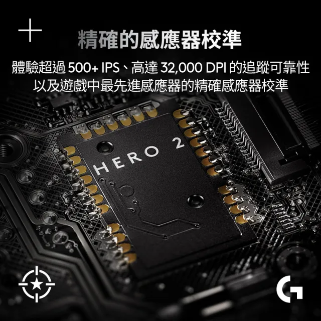 【Logitech G】G PRO X SUPERLIGHT 2 無線輕量化滑鼠(黑色)