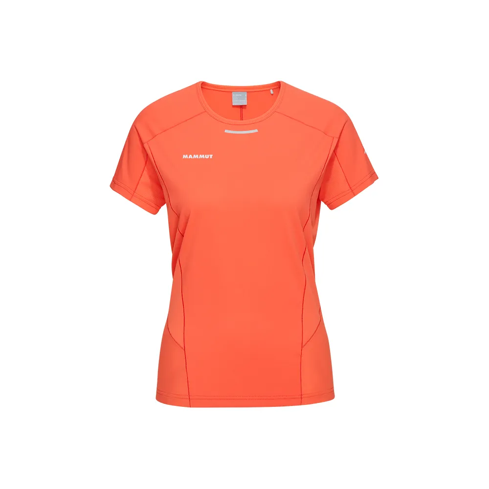 【Mammut 長毛象官方直營】Aenergy FL T-Shirt 輕量抗菌短袖排汗衣 蜜桃粉 女款 #1017-05020