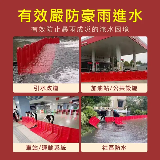 緊急擋水牆 2入 防洪擋水板 L型擋水板 緊急沙包 水擋 防水袋 618-WPW706852(防洪板 集水器 擋洪板)