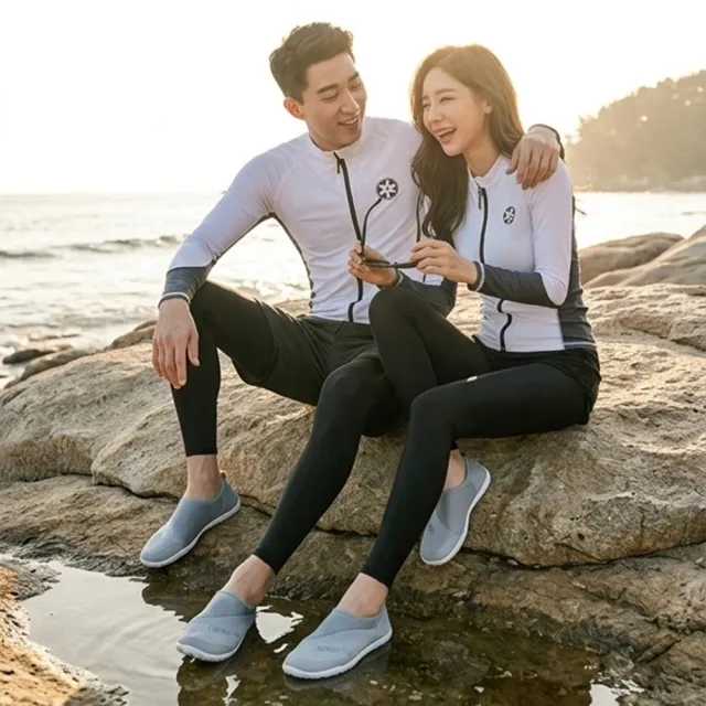 【巴黎精品】現貨限搶 潛水服套裝防曬衣衝浪服情侶款泳裝泳衣泳褲(高彈舒適透氣男女運動服上衣褲f1aa8)