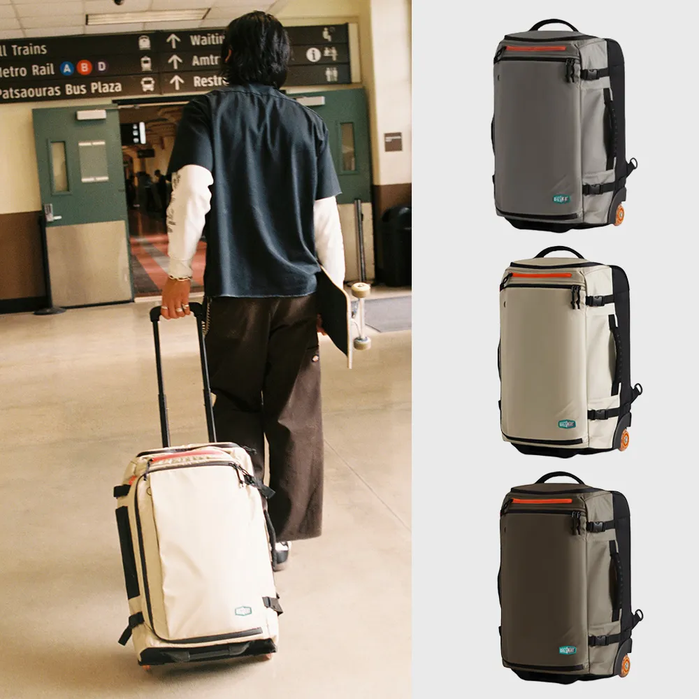 【BAGSMART】旅人Ultra兩用雙肩拉桿包43L ★大容量 防潑水 滑板輪 登機旅行袋
