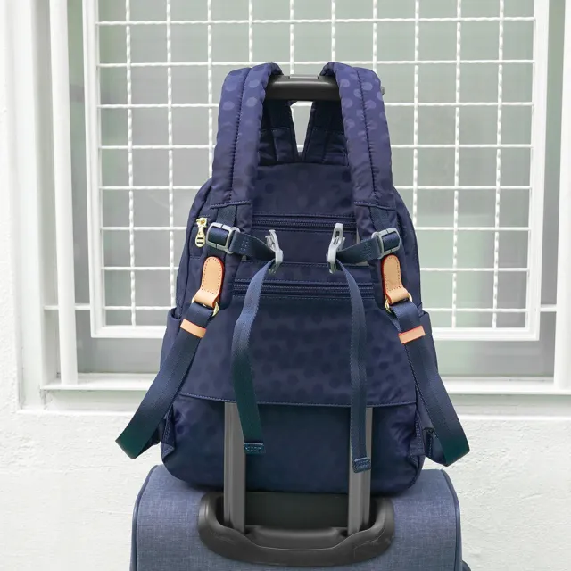 【OMC】雙11 秀麗機能款RFID休閒後背包03346(普普藍)