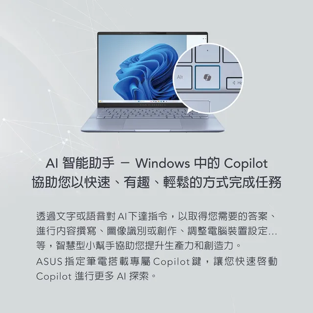 【ASUS】Office2024組★14吋Ultra 5輕薄AI筆電(VivoBook S S5406MA/Ultra 5-125H/16G/512G SSD/W11/OLED/EV