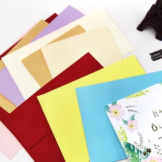 【SEASON 四季紙品禮品】標準橫1號素色信封組(多彩 大份量 RA7503)
