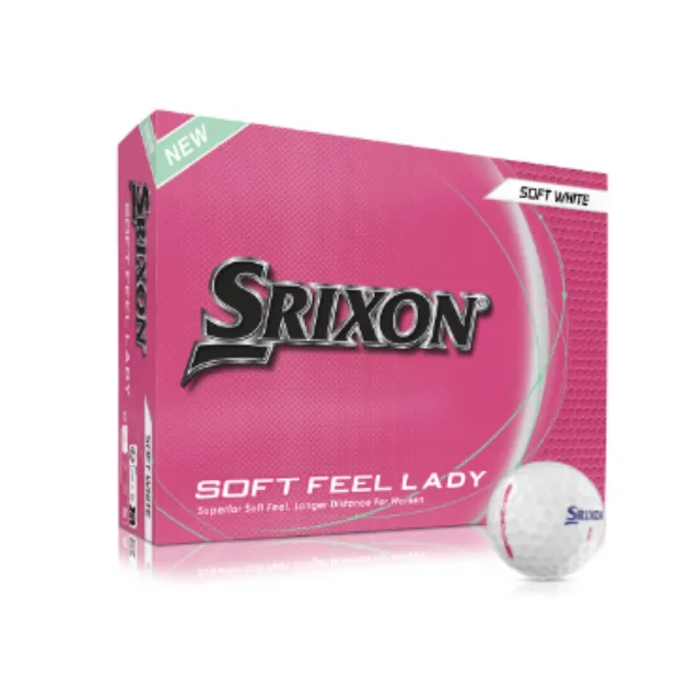 【DUNLOP 登祿普】SRIXON SOFTFEEL 極致柔軟打感經典款高爾夫球 一次6盒