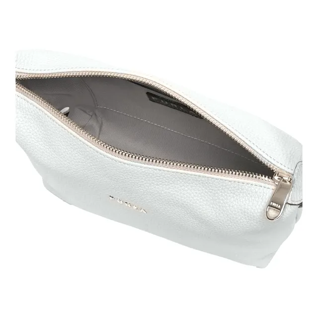 【FURLA 芙拉】EK62YE0 法國經典荔枝牛皮手提肩背斜背包(白色)