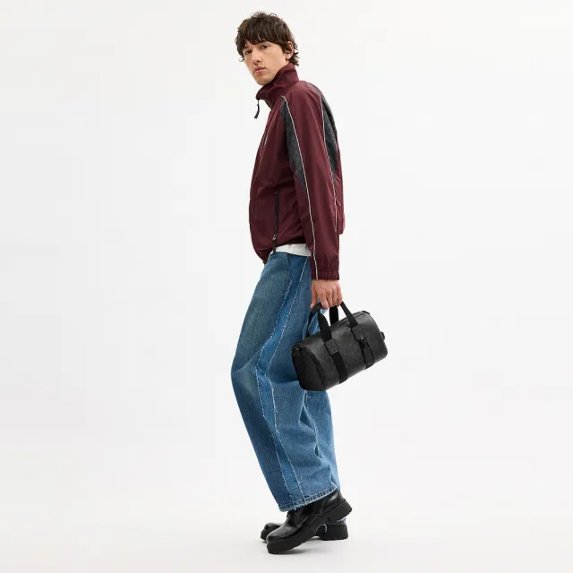 【COACH】蔻馳官方直營 EXPLORER 28 行李袋 旅行袋 斜背包-多色任選(CET22/CET23)