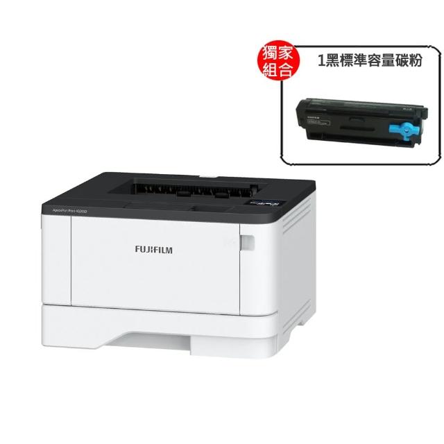 【FUJIFILM 富士軟片】搭1黑標準容量碳粉★ApeosPort Print 4020SD A4黑白雷射無線印表機
