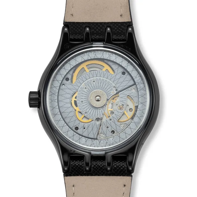 【SWATCH】SISTEM SLATE 金屬機械手錶/男錶/女錶/瑞士製造 YIB400(42mm)