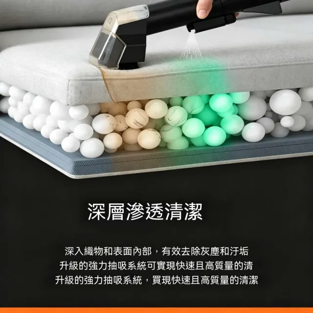 蒸汽布藝沙發清洗機 抽吸一體地毯清洗機 家用高溫蒸汽清潔機 床墊窗簾深層去污水洗機