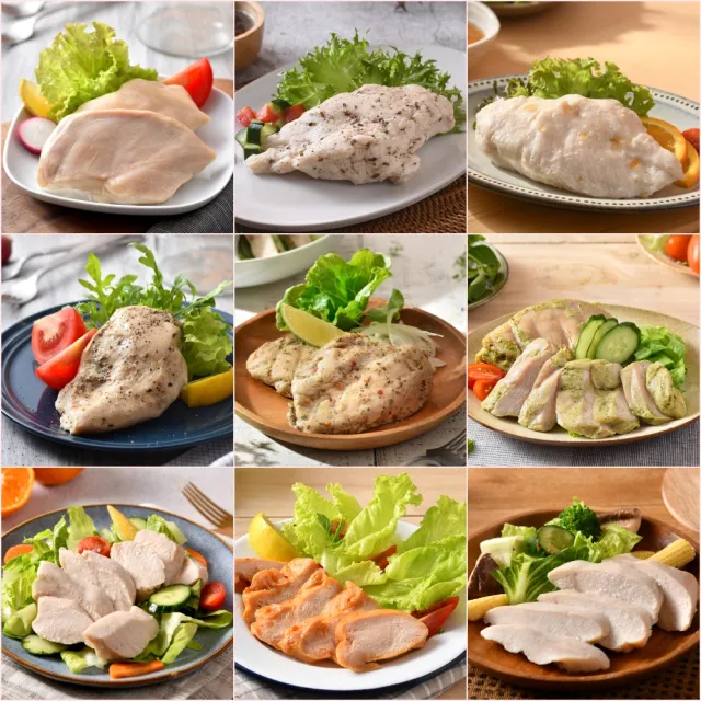 【卜蜂】急凍生鮮 去皮清雞胸肉 真空6連包x4組_momo美味標章認證(2.7kg/組_團購.居家料理饗宴)