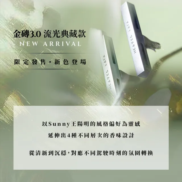【HEAVEN LAFA 天堂費洛香】限定新香｜埃及金磚 車用香氛補充包 (4款全新香味)