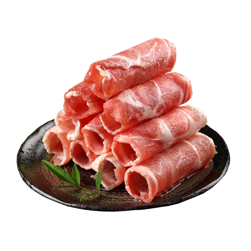 【愛上吃肉】國產特選豬梅花肉片6包組(200g±10%/包 中秋烤肉/燒烤)