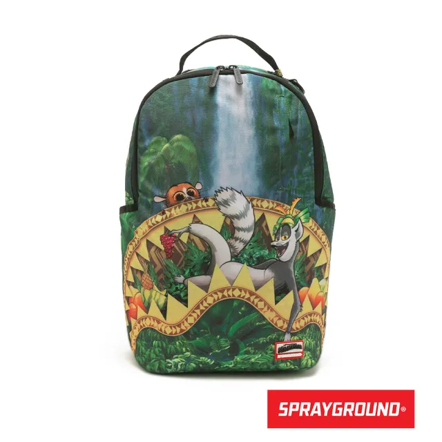 【SPRAYGROUND】馬達加斯加聯名款鋸齒鯊後背包(綠色)