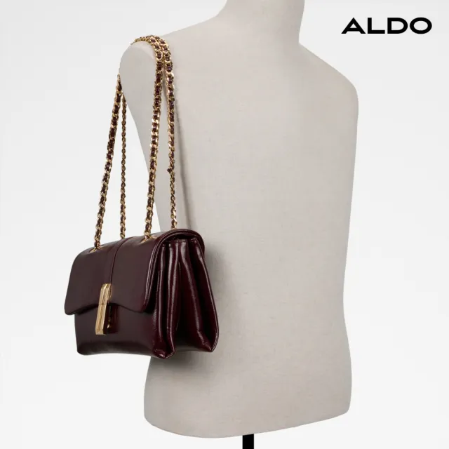 【ALDO】ALICIE-高雅鍊條肩背包/斜背包(紅色)