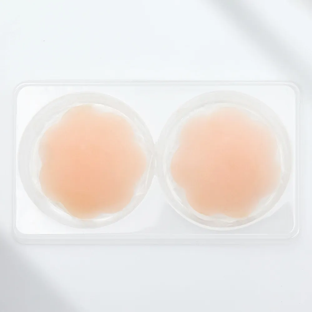 【JML 貝薇雅】4片入 矽膠胸貼乳貼 隱形內衣胸罩(超高黏性婚紗攝影Bra 可游泳防水防走光)