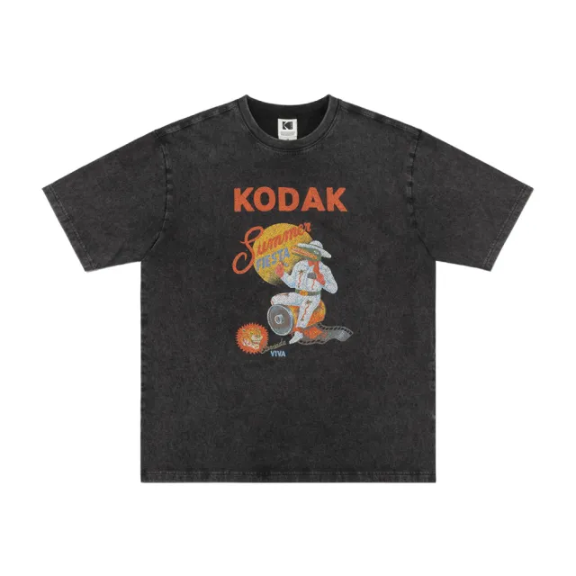 【KODAK Apparel】柯達 男女同款 短袖T恤 KODAK X Alan Berry Rhys 雪花水洗 共4色 / KB602033