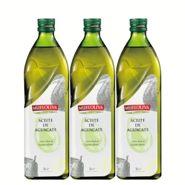 【慕雅利華】西班牙百分之百酪梨油(1000ml X 3瓶)