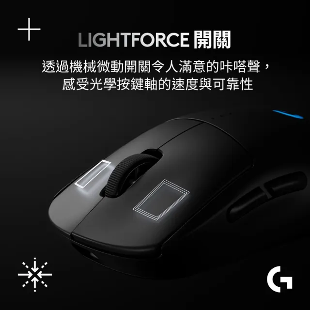 【Logitech G】PRO 2 LIGHTSPEED 無線電競滑鼠(白 GPW2)