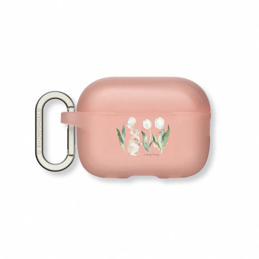 【RHINOSHIELD 犀牛盾】AirPods Pro2/Pro/第3/2/1代 無線耳機保護殼/涼丰系列-小兔子(涼丰)