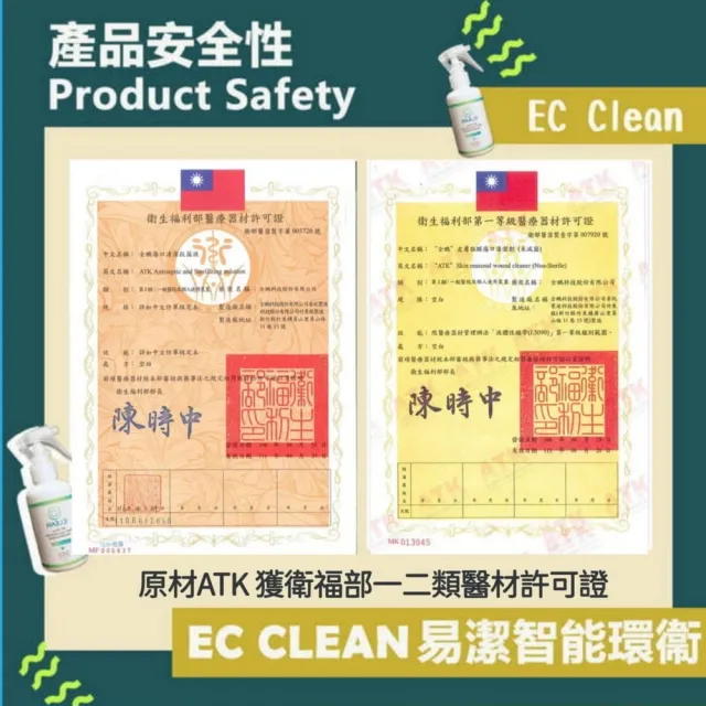 EC CLEAN高濃縮超氧水抗菌液4L(消毒/防疫/除臭/殺菌/滅菌)