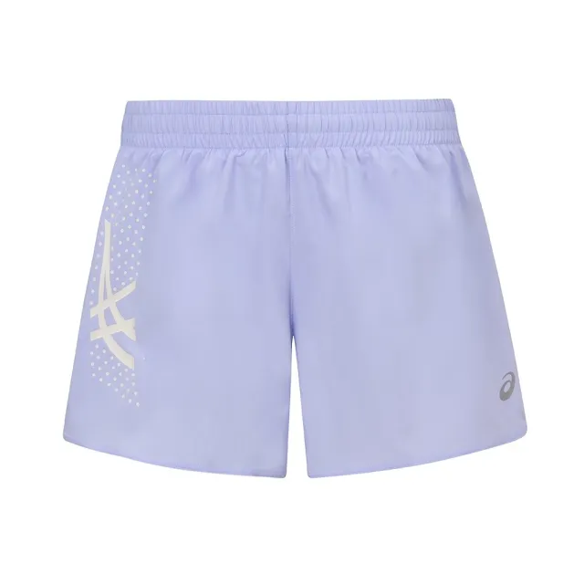 【asics 亞瑟士】短褲 女 運動褲 ICON 紫 2012D361-400