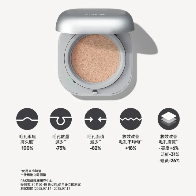 全新升級★【LANEIGE 蘭芝】官方直營 NEO 雙效柔霧氣墊EX 三蕊組15g*3(不含氣墊粉盒 #小方塊)
