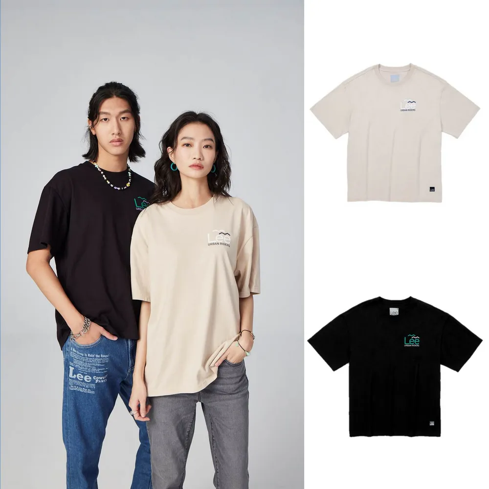 【Lee】出清品-男女同款 短袖T恤 / 海鷗飛翔 左胸小LOGO 共2色 男女共版 / Urban Riders 系列(LB302030)