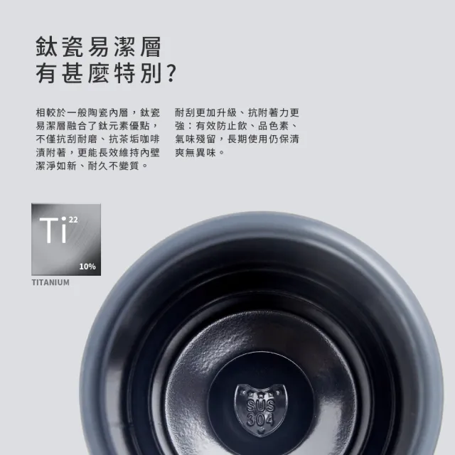 【Maru 丸山製研】買1送1_venti鈦瓷咖啡保溫杯600ml(陶瓷保溫杯/咖啡隨行杯/不鏽鋼保溫瓶)